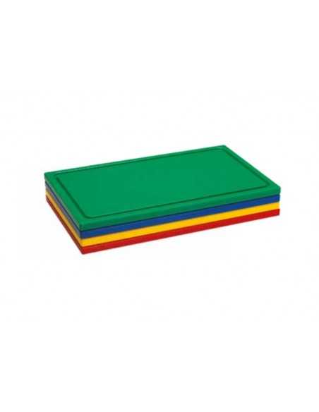 Polyethylene cutters - Mixed colors - Without channel - Set of 4 pcs - Thickness cm 2 - Various sizes