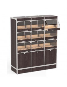 Espositore con cassetti - 9 scomparti - Telaio tubolare...