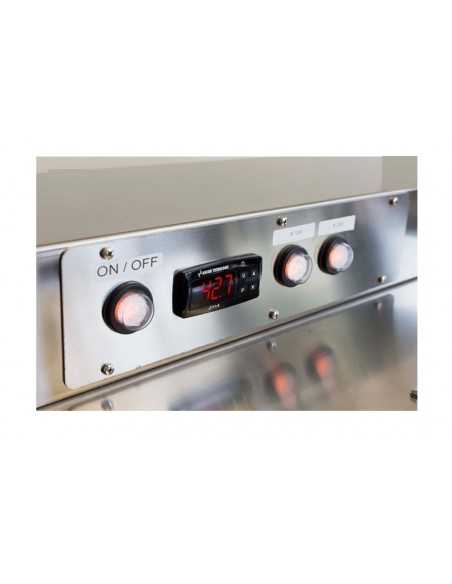 Hot air dryer - Suitable for holding up to 12 trays cm 40 x 55 - Power W200 - Cm 63 x 65 x 83 h -