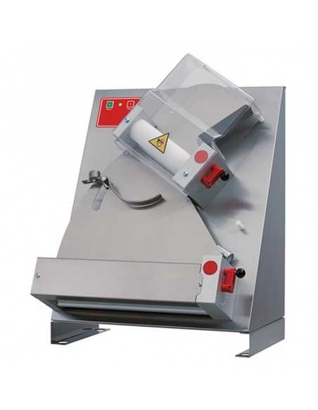Stendipizza / Dilaminatrice - Peso pasta gr 210/700 - Pizza Ø cm 26/43 - Due coppie di rulli - cm 57 x 55 x 77h