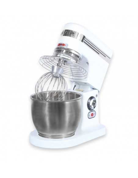Impastatrice planetaria - Capacità  impasto Kg 0.5 - Capacità vasca litri 5 - Potenza 0.3 kw - cm 38 x 24 x 34h