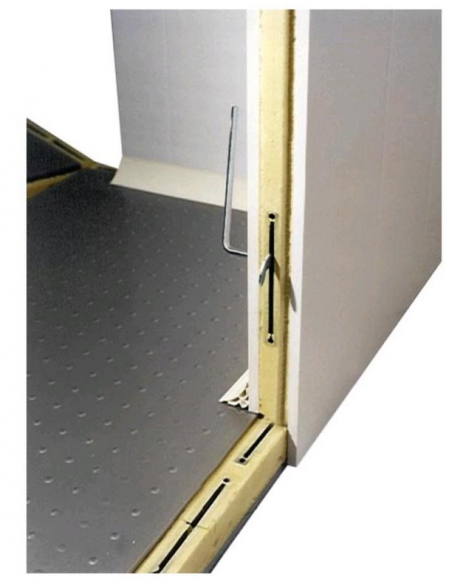 Cella frigorifera modulare - Con pavimento - Altezza cm 207 - Larghezza cm da 474 a 534 - 1 porta - Motore escluso