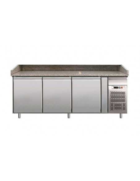 Banco pizza 3 porte - cm 202 x 80 x 100 h