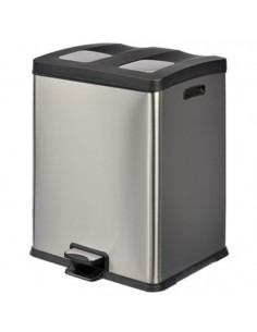 Cubo de basura para recogida selectiva - Capacidad 2 x 30...