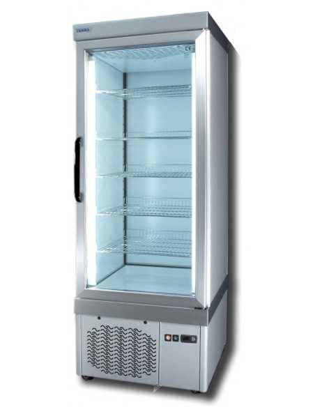 Vetrina espositiva per pasticceria - Statico Negativo - Temp. -15/-25°C - 1 lato espositivi - cm 90 x 64 x 186h
