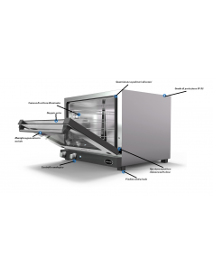 Electric convection oven - Temperature 30 °C - 260 °C -... 2