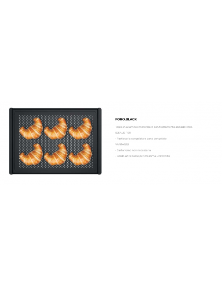 Forno a convezione elettrico  - Temperatura 30 °C - 260 °C - Capacità 4 x cm 46 x 33- cm 60x58.7x47.2h