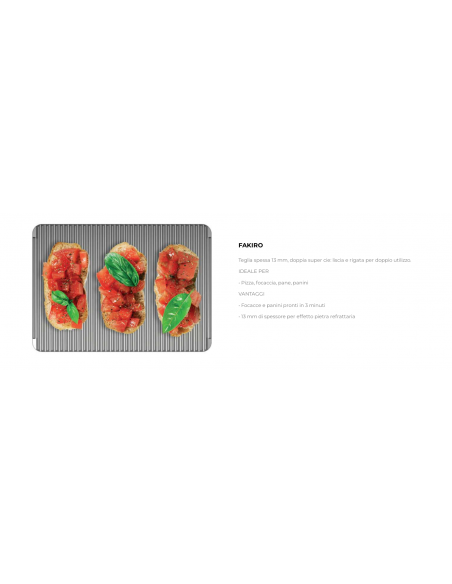 Forno a convezione elettrico  - Temperatura 30 °C - 260 °C - Capacità 3 x cm 46 x 33- cm 60x58.7x40.2h