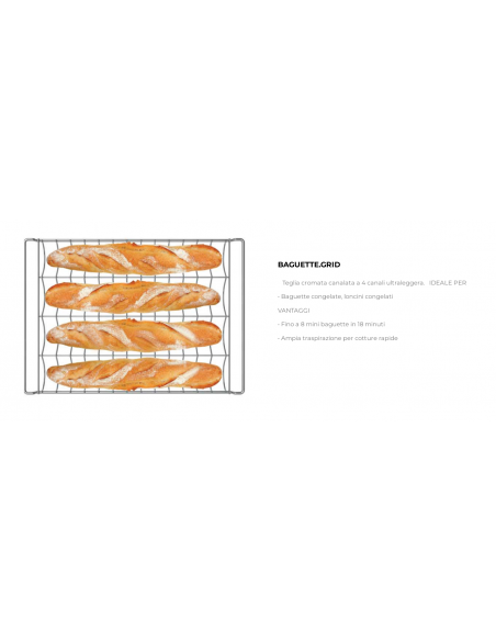 Combined oven - Temperature 30 °C - 260 °C - Capacity 3 x cm 34.2x34.2 - cm 48x52.3x40.2h