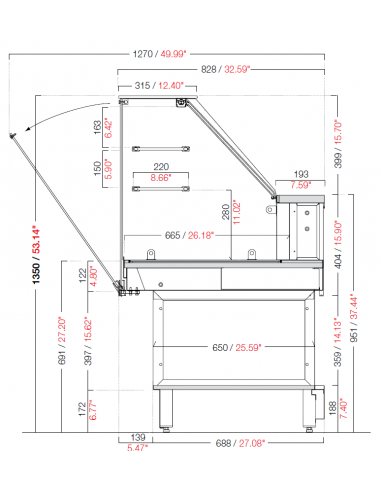 Neutral showcase - Semi-finished pannellare -...