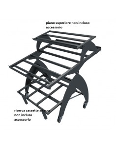 Espositore basculante ortofrutta - Struttura in acciaio...