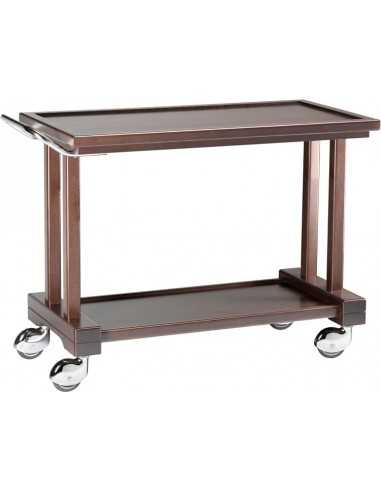 Wooden service trolley - Solid wood frame - 2...