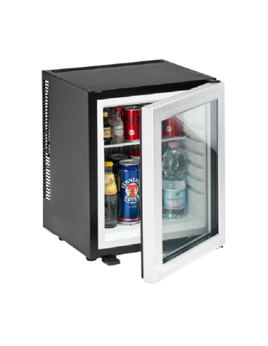 Minibar - Porta a vetro - Da incasso o libera installazione - Capacità litri 30 - cm 39 x 38 x 47 h