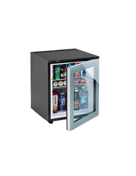 Minibar - Glass door - Built-in or free-standing - Capacity 60 liters - 50 x 50 x 57h cm