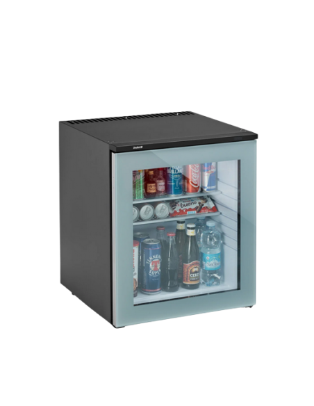 Minibar - Glass door - Built-in or free-standing - Capacity 60 liters - 50 x 50 x 57h cm