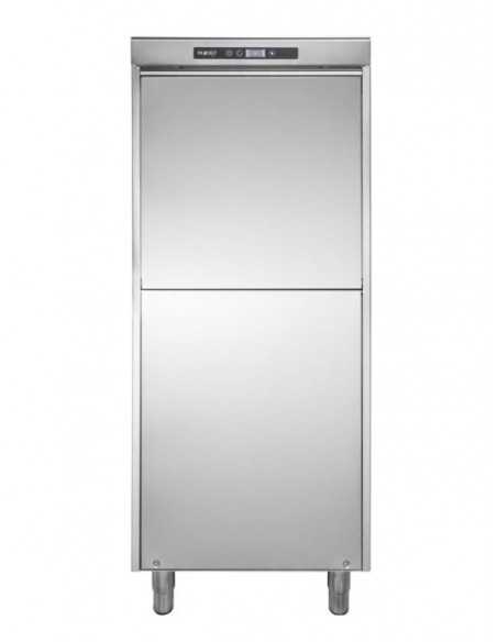 Lavapuertas - Altura útil de puerta 50 cm - Sin bomba - Desagüe por gravedad - Cesta cm 55 x 70 - cm 65 x 84,5 x 154 h