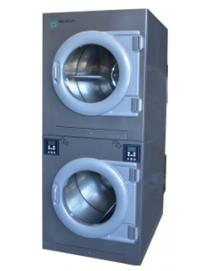 Overlay rotary dryer - Capacity kg 16 + 16 - Electric...