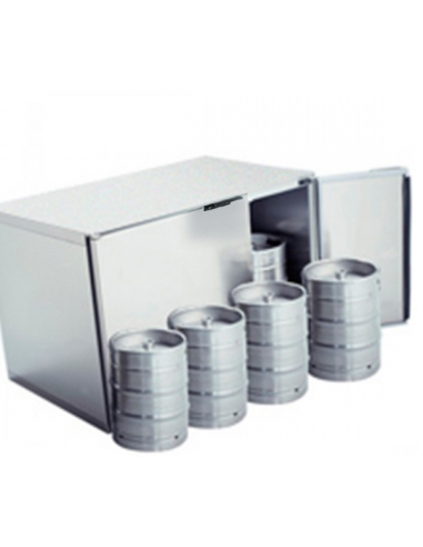 Beer kegs cooler - N. 8x 50 liters - Stainless...