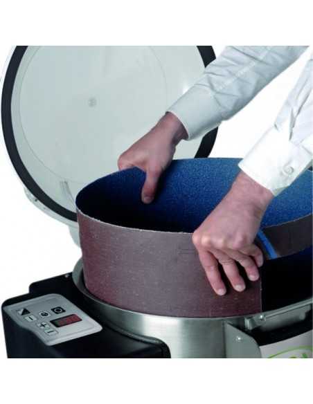 Pelapatate - Versione da banco - Capacità  di carico kg 5 - Produzione oraria Kg 150 - Trifase - cm 53x52x52h