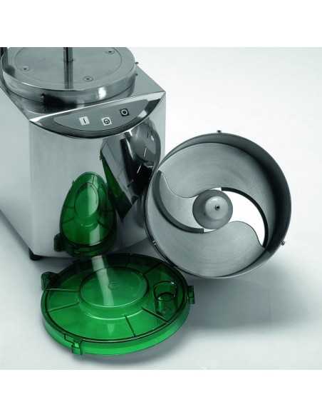 Cutter - Capacità  litri 8 - Potenza Kw 1.10 (Hp 1.50) - Dimensioni vasca Ø cm 24x18 - Disponibile a doppia velocità