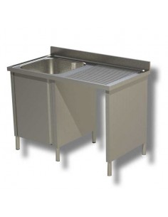 Washtub - Cupboard - Depth 60 - Waste bin compartment -...