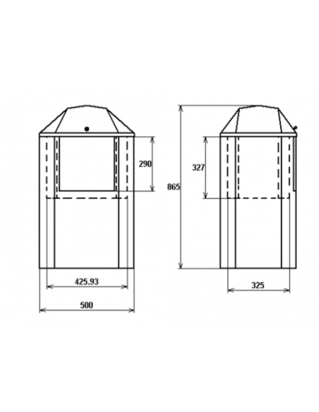 Refrigeratore per bevande alcoliche - Temp. 0°/-18°C - Statico - Vasca litri 45 - Monofase - cm 50 x 40 x 86.5 h