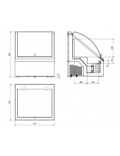 Refrigerated display - Temperature 0° / +5°C - Static -... 2