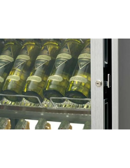 Vetrina vini - Ventilata - Temperatura +4+18°C - Capacità 456 lt - Monofacciale - cm 84 x 67 x 165 h