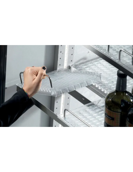 Vetrina vini - Ventilata - Temperatura +4+18°C - Capacità 517 lt - Bifacciale - cm 84 x 62.5 x 200 h