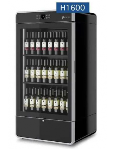 Vetrina vini - Refrigerazione Ventilata - Temperatura +4+18°C - cm 82 x 75.6 x 162.6 h