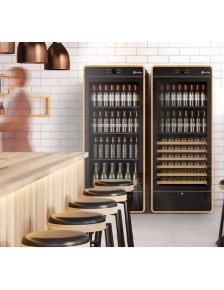 Vetrina vini - Refrigerazione Ventilata - Temperatura +4+18°C - cm 82 x 55.6 x 196.6 h