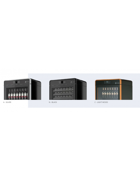 Vetrina vini - Refrigerazione Ventilata - Temperatura +4+18°C - cm 60 x 55.6 x 162.6 h