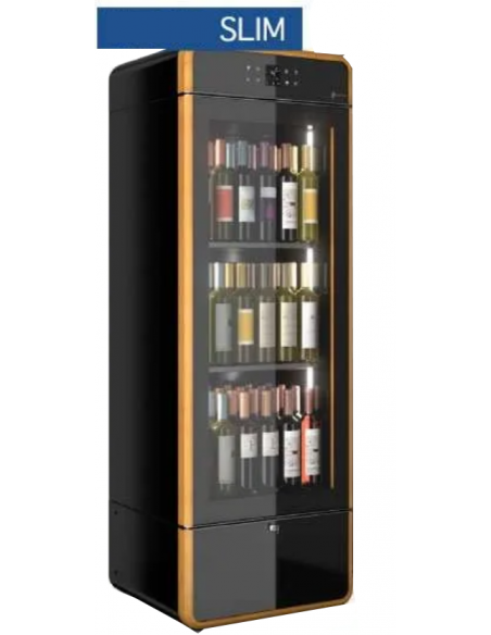 Vetrina vini - Refrigerazione Ventilata - Temperatura +4+18°C - cm 60 x 55.6 x 196.6 h