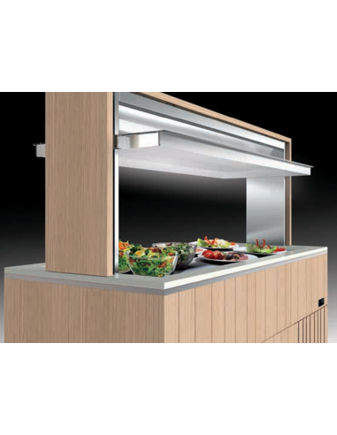Buffet display - Temperature +2 +7 °C - Quartz...