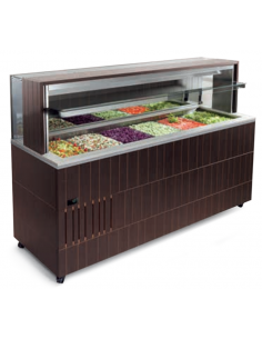 Espositore buffet - A muro -Temperatura +2 +7 °C - Top al...