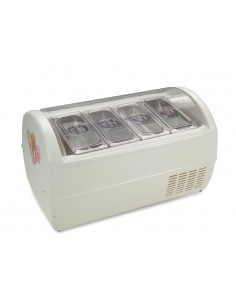 Espositore gelato - Capacità max 8 vaschette -...