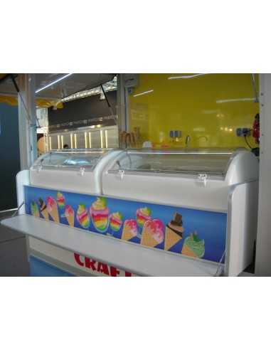 Expositor para helados - Capacidad max 8...