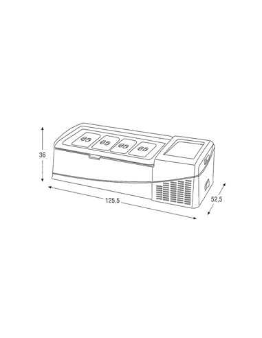 Espositore gelato - Capacità max 8 vaschette -...