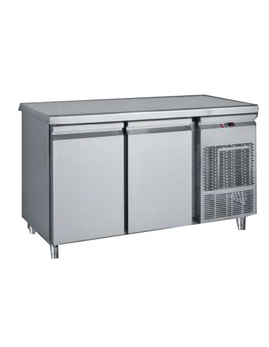 Tavolo refrigerato - In acciaio inox - 2 porte...