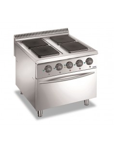 Cucina elettrica - N.4 piastre - Potenza piastre 3 x kW 3...