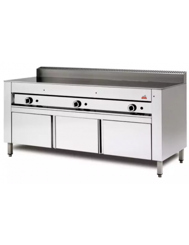 Gas small cooker - Compartment with doors - Hob...