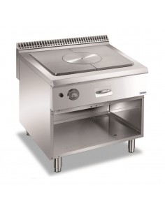 Cocina de gas todo placa - Compartimento abierto - Total...
