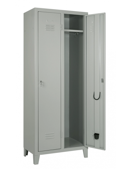 Taquilla vestuario - Estructura de una pieza - N. 2 plazas - cm 70 x 35 x 180 h