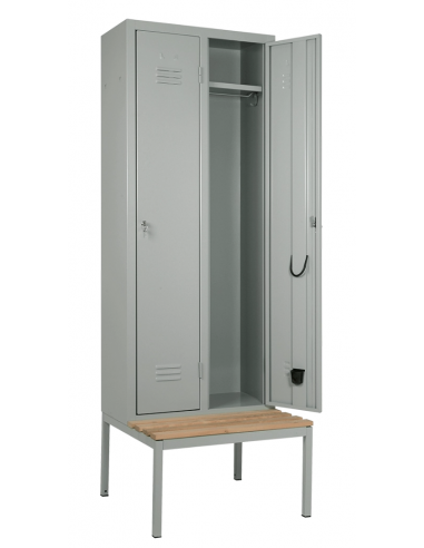 Locker - On bench - Monobloc structure - N.2...