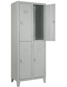 Locker - Monobloc structure - N. 4 compartments - cm 70 x...