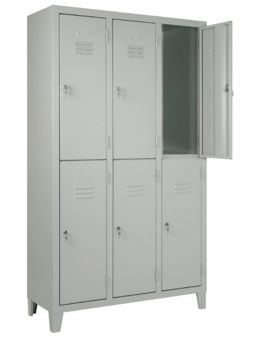 Locker - Monobloc structure - N. 6 compartments...