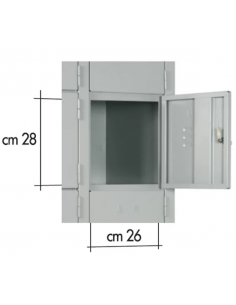 Filing cabinet - Monobloc structure - N.10 compartments -... 2