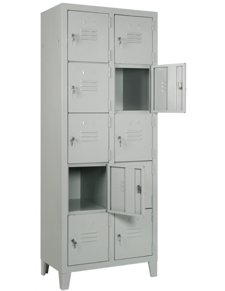 Filing cabinet - Monobloc structure - N.10 compartments - cm 70 x 35 x 180 h