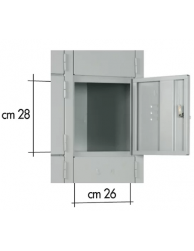 Filing cabinet - Monobloc structure - N.15...