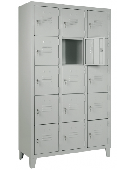 Filing cabinet - Monobloc structure - N.15 compartments - cm 103 x 50 x 180 h
